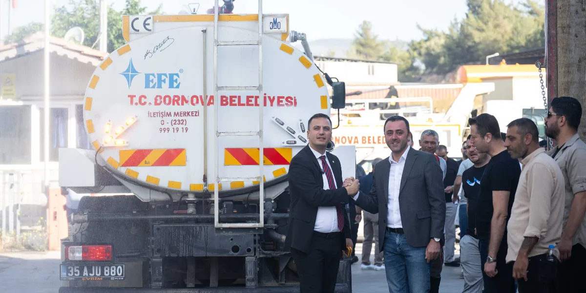 Bornova Belediyesi'ne ait, üzerinde 