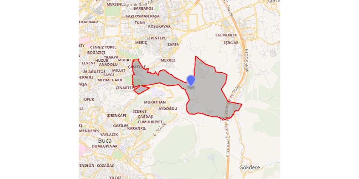 ÇAMKULE MAHALLESİ HARİTA GÖRÜNÜMÜ