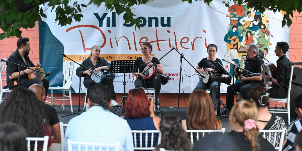 Açık havada, Bornova Belediyesi'nin düzenlediği 